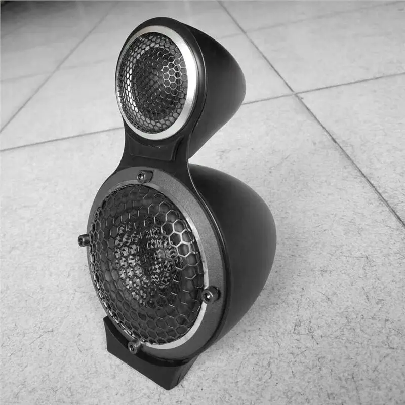 A85E-Modified Two-Way Bracket 3.5 Inch Mid-Range Speaker Base Car Horn Auto Tweeter Box Bracket Shell Gasket