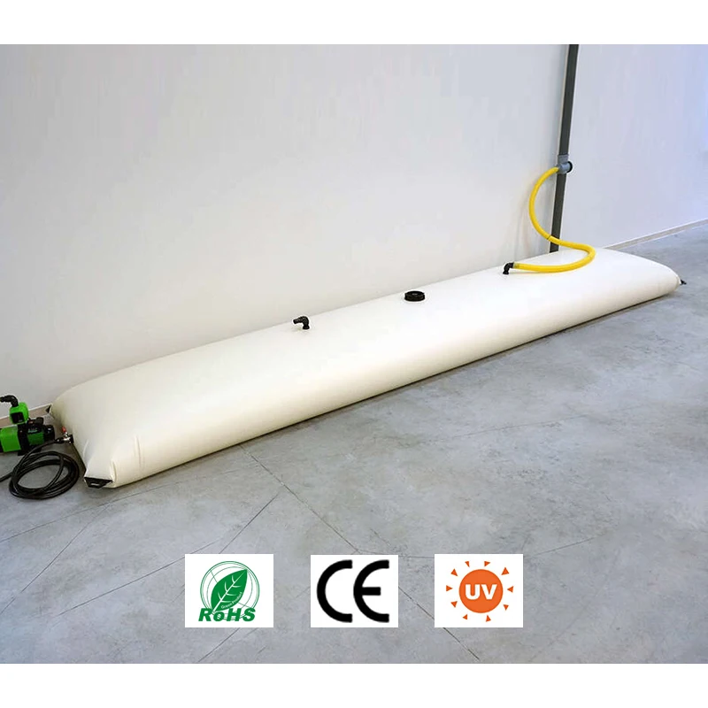 Factory Cheap 50000 L Pillow Shape Flexible Portable Water Collection Storage Tank PVC Collapsible Rain Water Tanks Garden