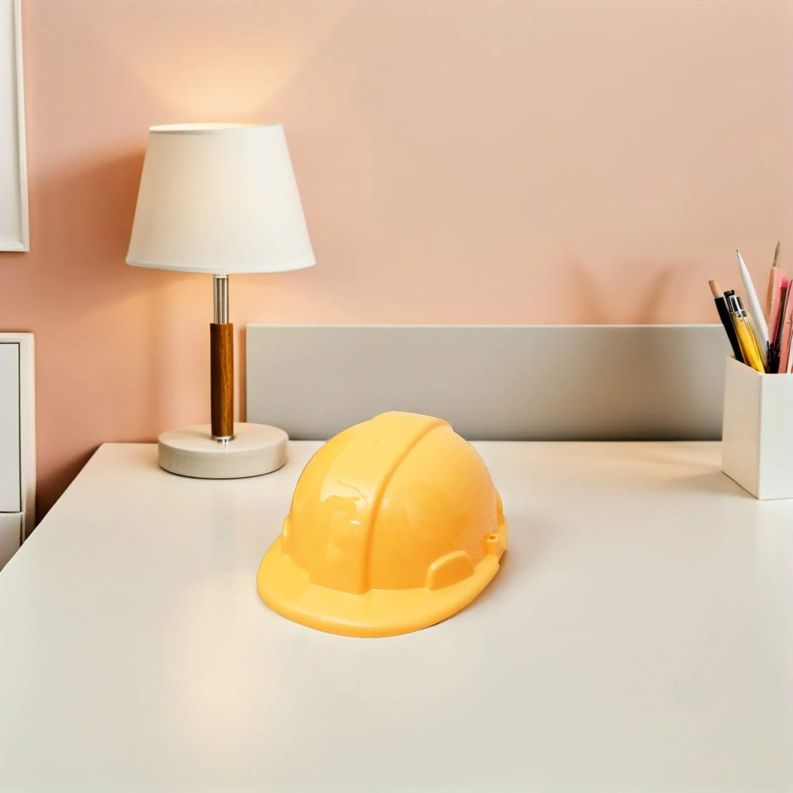 

4Pcs Kids Construction Hat Simulation Engineering Safety Environmental Protection Material Creative Thinking Development