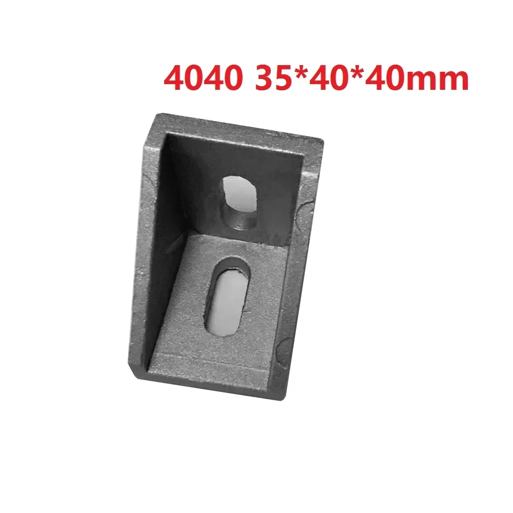 10Pcs 40 35xxmm European Corner Fitting Angle Aluminum  X  L Connector Bracket Fastener Industrial  Profile