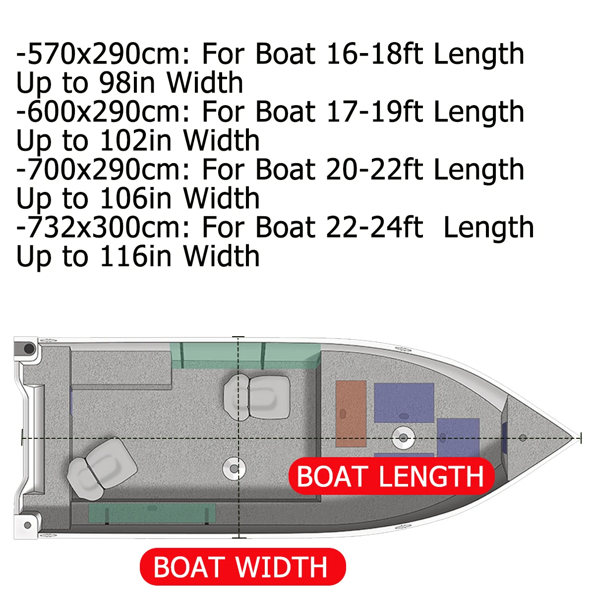 Oxford 210D Yacht Boat Cover Heavy Duty Waterproof Outdoor Protection Fabric Anti-smashing Durable and Tear Proof Cover