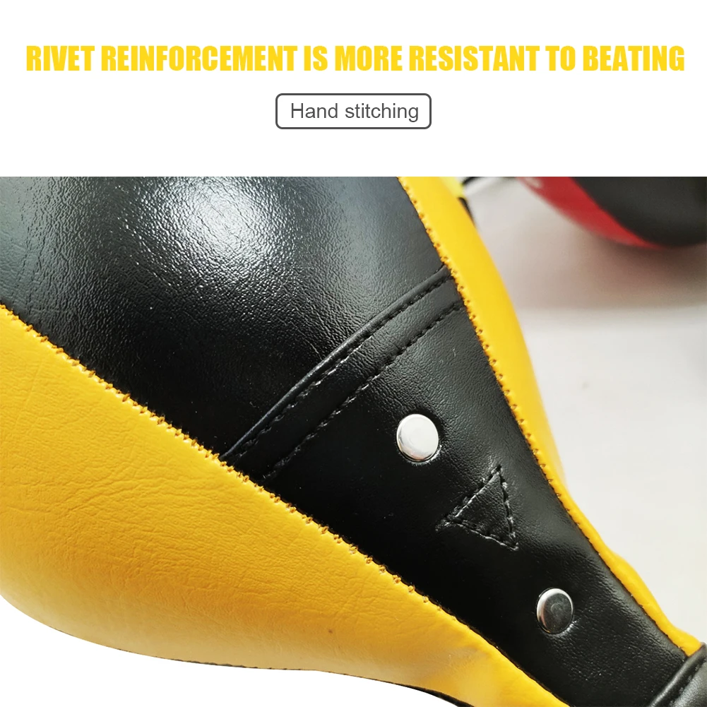 اللكم الكرة بولي Pear الكمثرى حقيبة ملاكمة منعكس نهاية مزدوجة الملاكمة دودج سرعة الكرة نفخ الطابق إلى السقف اللكم حقيبة