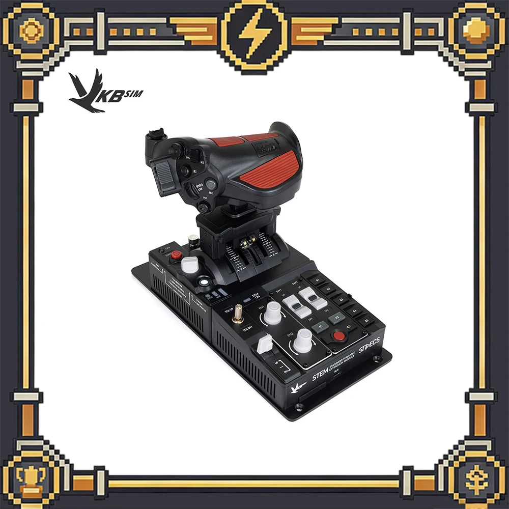VKBSIM STECS STG Standard Simulation Flight Joystick DCS F16 F18 Airbus Simulation Flight Simulator Game Rocker Custom Gifts