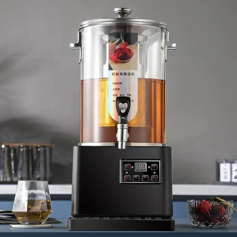 Коммерческая электрическая чайная плита большой емкости 220 В с автоматическим управлением и несколькими функциями, ведро для заваривания чая