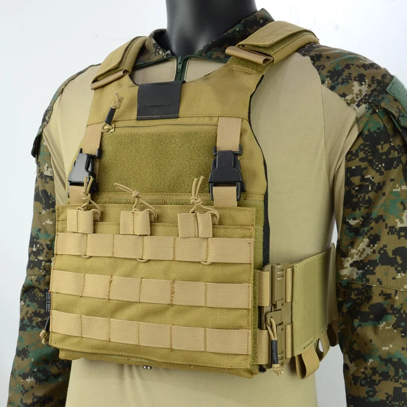 Kamizelka taktyczna myśliwska Lekka kamizelka szturmowa Molle Systerm 500D Nylon FCSK2.0 Kamizelka wisząca Molle do treningu CS Airsoft