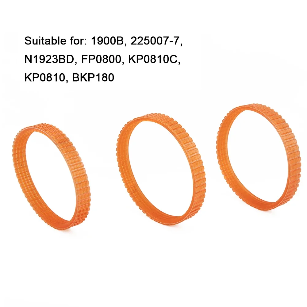 

3pcs Girth 238mm Width 9.6mm/0.35 Inch Electric Planer Drive Belt Polyurethane Material For 1900B, 225007-7, N1923BD