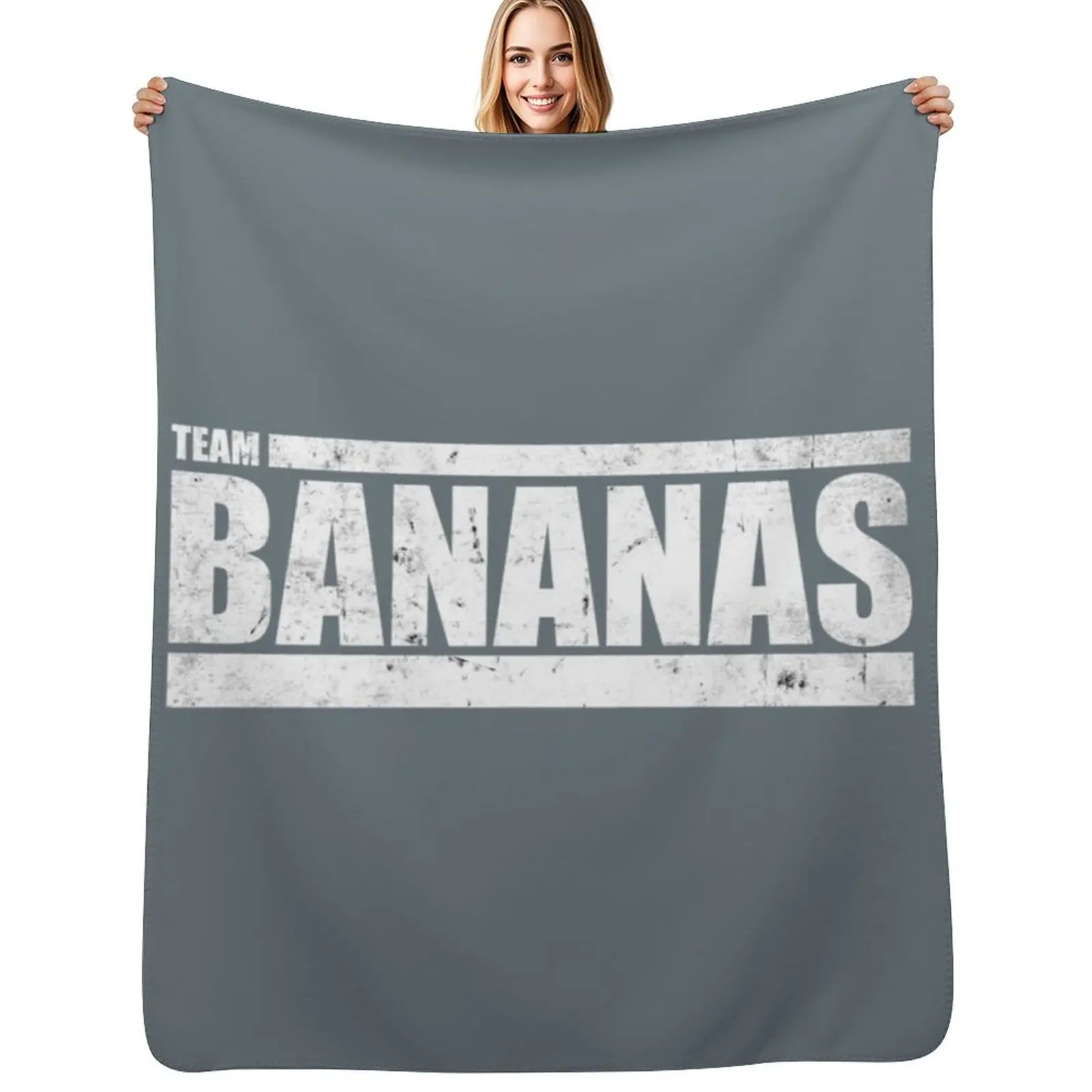 

The Challenge MTV Team Bananas Throw Blanket bed plaid Sofas Blankets
