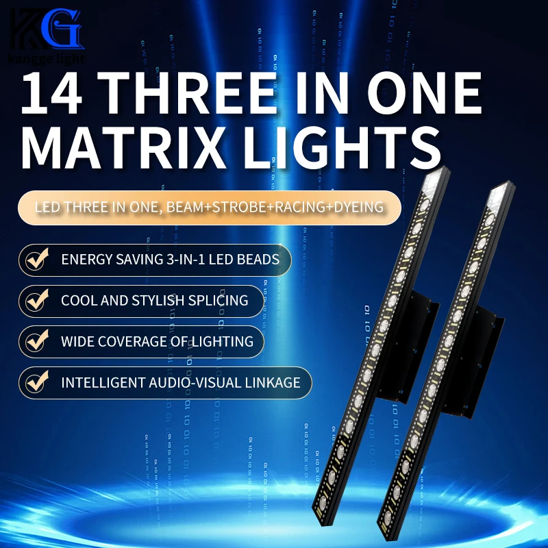 

12x3W Warm White RGB 3in1 Bar Pixel Beam Light Professional DJ Led 14x3W Matrix Wash Wall Washer DMX Beam Bar Light for Indoor