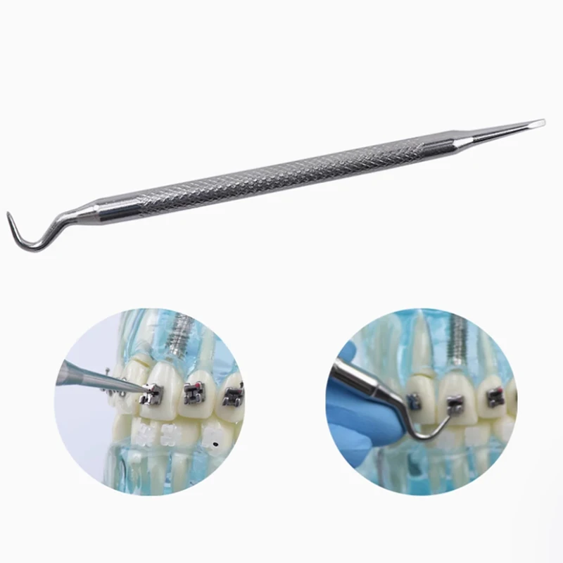 Dental Orthodontic Self Bracket Brace Double Open Close Tool Single Double Ends Opening Instruments Dentist Tool