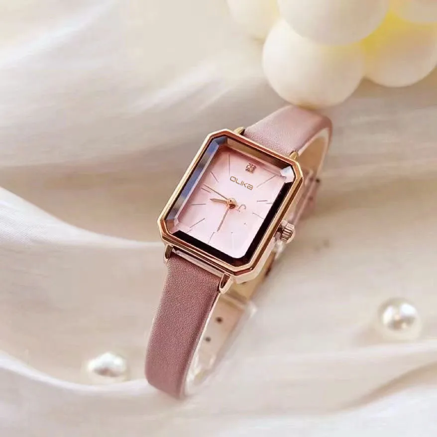 

Zml square small dial waterproof casual women's quartz watch