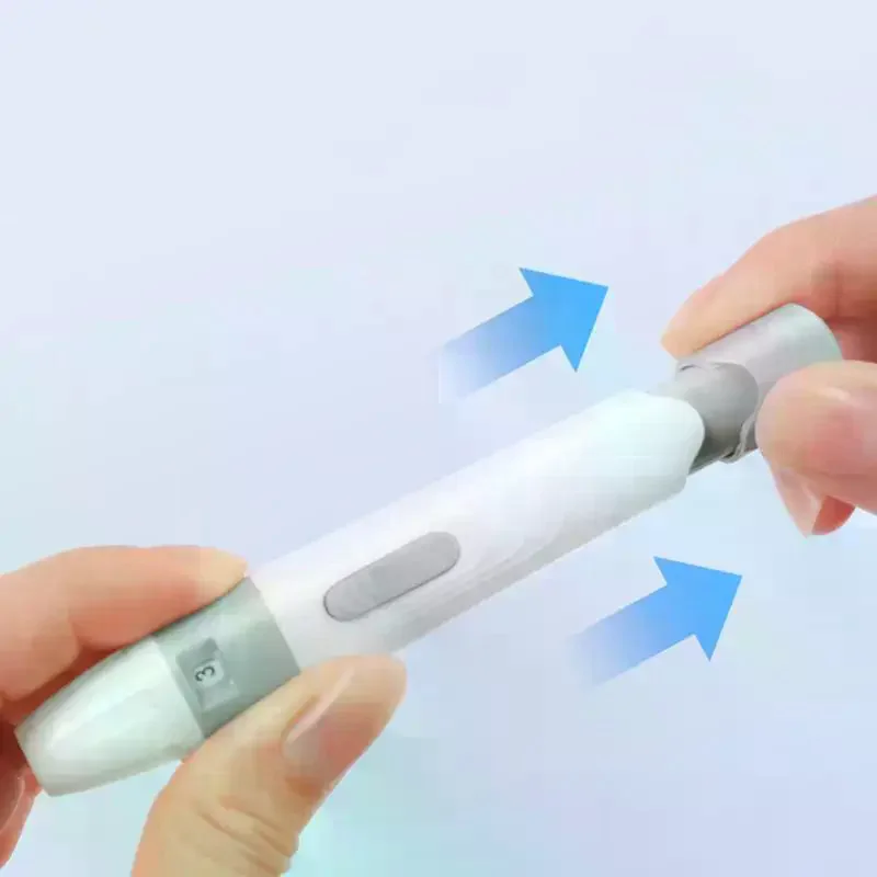 /YOV/Lancet Pen Depth Sampling Glucose Test Pen Diabetics Sensor Lancing Device Collect Accessories Adjustable