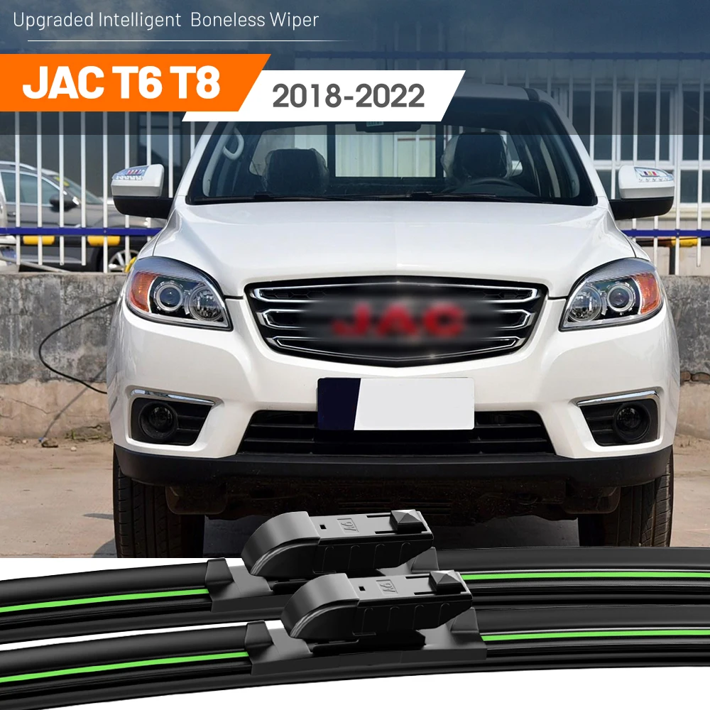 

2pcs For JAC JAC T6 T8 2018-2022 Front Windshield Wiper Blades 2019 2020 2021 Windscreen Window Accessories