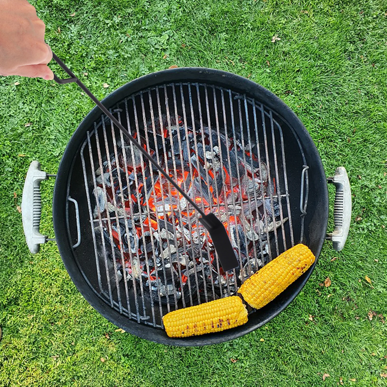 

Barbecue Ash Tool Bbq Cleaner Scraper Durable Lightweight Coal Hand Shovel Kitchen Essentials Good Touch Feeling Rational Design