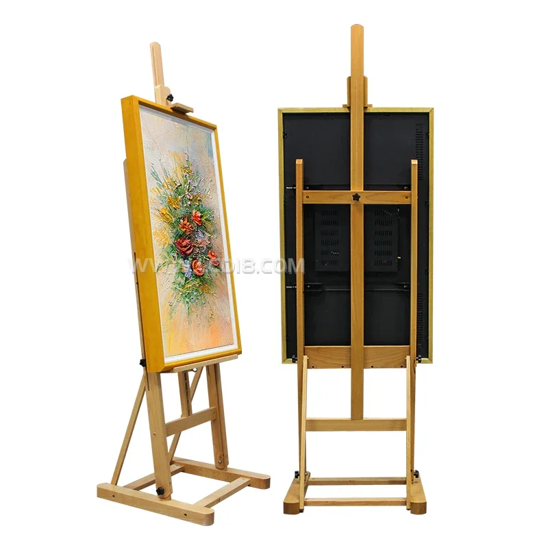 Smart NFT Digital Picture Wood Frame Wall Mount 21.5 23.8 27 32 43 49 inch android digital signage