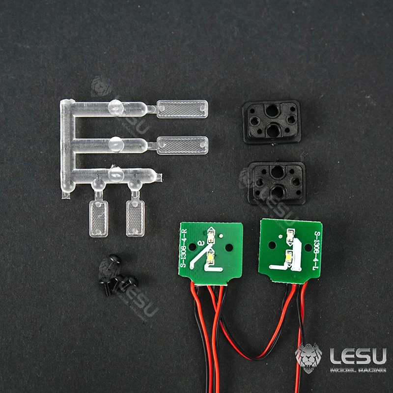 RC 1/14 LESU Simulations-Rücklicht für kleiner Bobcat-Lader, passend für Tamiya Hydraulikbagger, Lader, Muldenkipper, Tripper, DIY-Teile – Detail 7