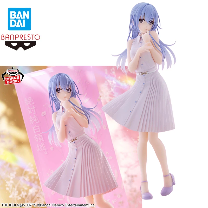 

In stock Bandai ESPRESTO Clear material Hana Suzuki THE IDOLM@STER SHINY COLORS Figure Anime Action Model Toy