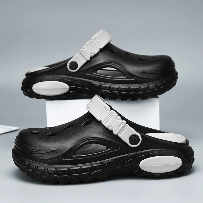 

Flat Sandals Men Shoes New Slippers Men Garden Platform Sandals Man Summer Sandals Male Sneakers Outdoor Flip Flops Home Clogs