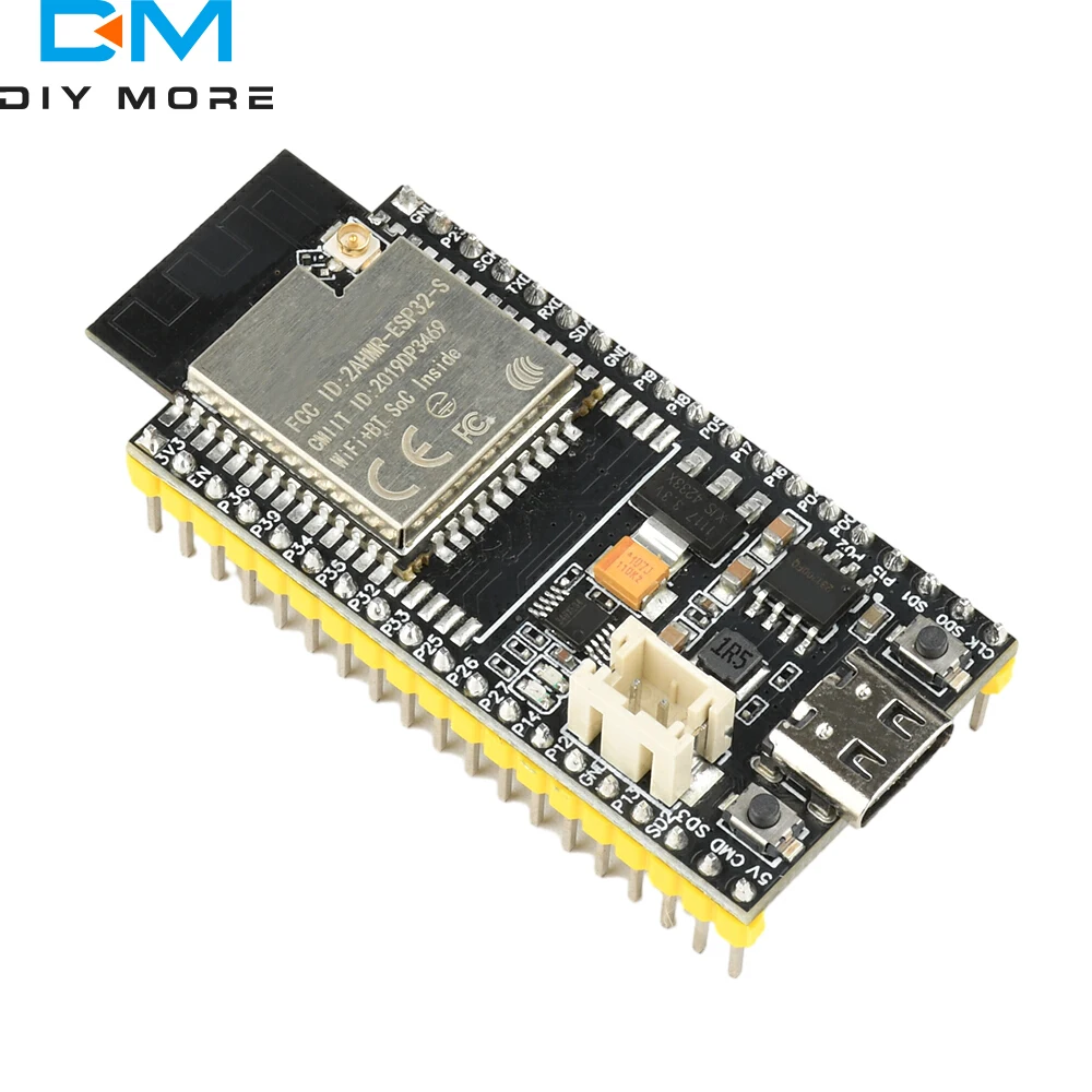 ESP32 Development Board Wifi Module with Battery Interface IPEX  ESP32-S module for DIY IoT CH340X with External Antenna