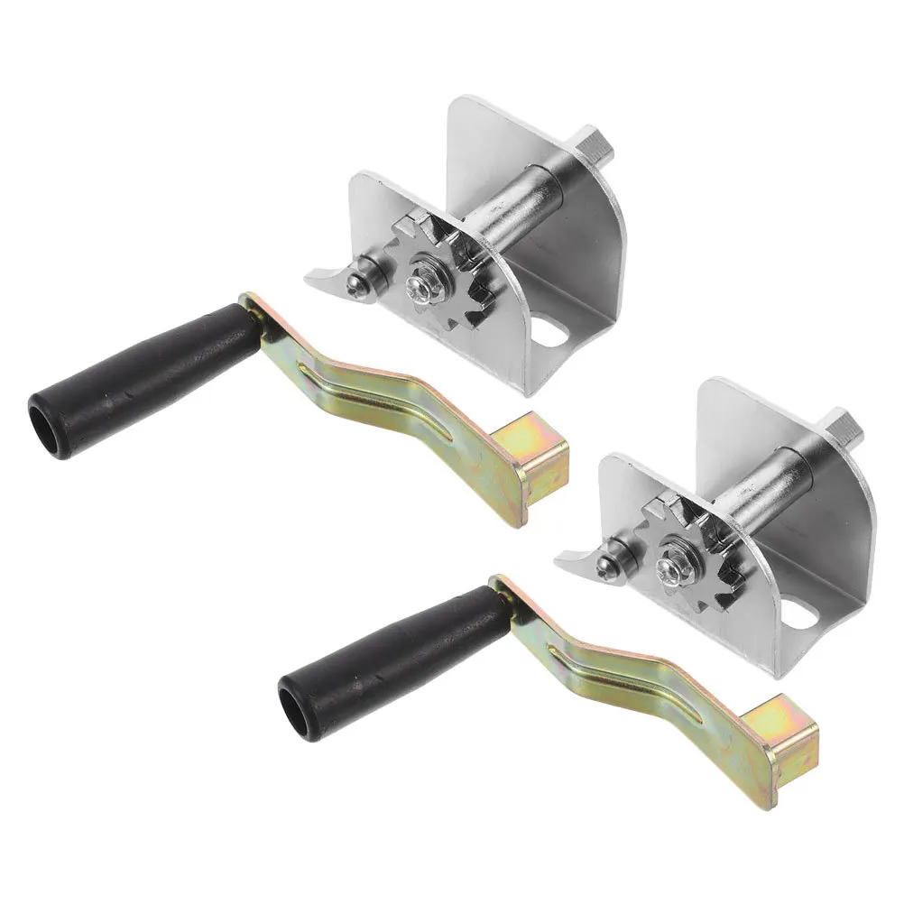 2 قطعة نظام ونش الشد الصافي معدات رياضية خارجية المشدود للكرة الطائرة الريشة السقاطة جهاز التوتر الملحقات #6