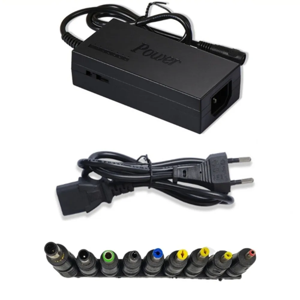 96W Laptop Power Adapter Adjustable Voltage 12-24V Laptop Charger Adapter Portable Use Multiple Laotop Power Supply Adapter
