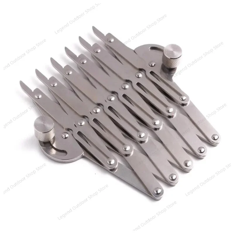 Stainless Steel High Precision Dovetail Marking Ruler Multifunctional Woodworking Measuring Tool Layout Ruler