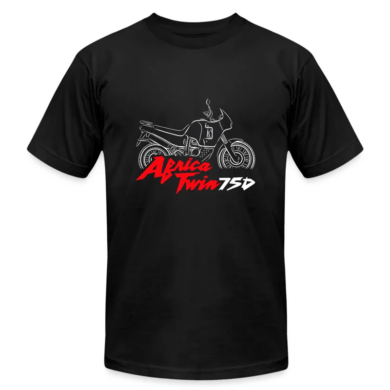 

2024 Men T Shirt Casual Hondas XRV 750 Africa Twin Motorcycle for Adventure Riders T-shirt Graphic Summer 100% Cotton S-3XL Tee