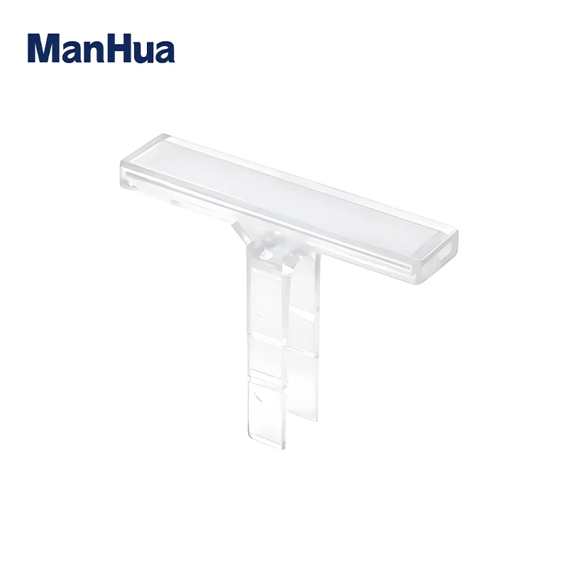 ManHua 10Pcs KLM-A Markers Terminal Strip Marking Holder For E/UK End Clamp Din Rail Accessories Adjustable Marker Carrier