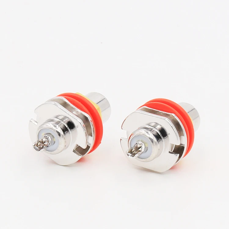 4 pezzi RCA femmina Spina per montaggio a pannello Terminale audio RCA Montaggio a pannello Telaio Audio RCA femmina Presa Amplificatore