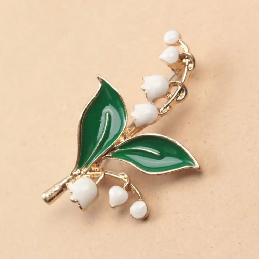 Broche de Convallaria de Lujo Ligero, Atmósfera de Lujo, Corsage de Alta Gama, Pin de Solapa, Pin de Moda de Nicho