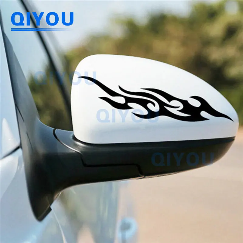 High Quality Flame Die-cut Car Stickers Suitable for PVC Decal on Helmet Off-road Vehicle Body Surfboards