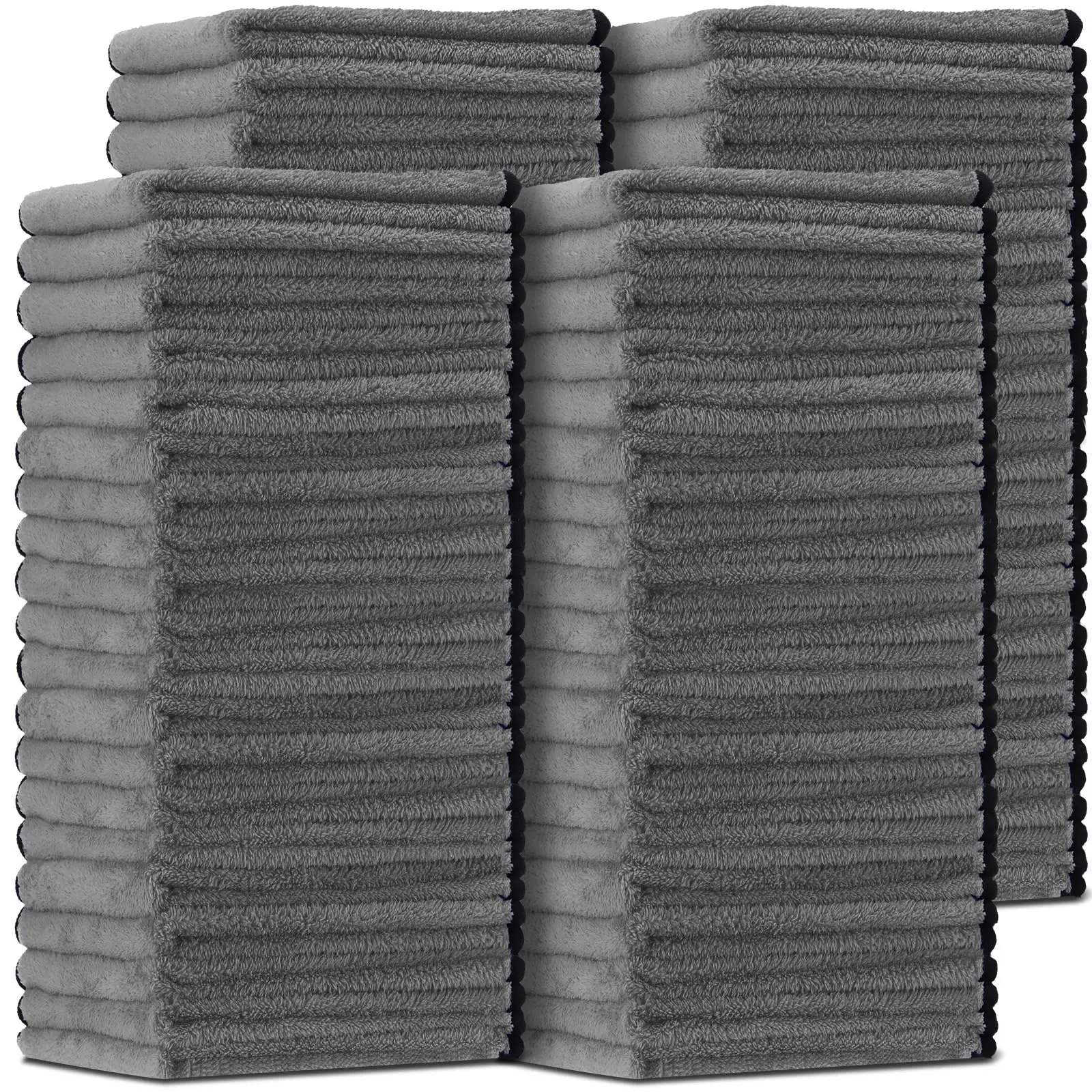 

40 Pcs 16x16 Microfiber Towels For Car Cleaning Drying Polishing Windows Household
