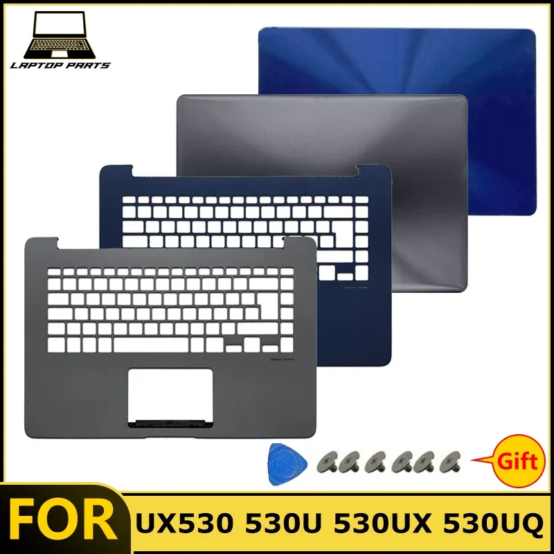 Новый для UX530 UX530U UX530UX UX530UQ: задняя крышка ЖК-дисплея, панель для рук, рамка ноутбука/верхняя крышка, новый.