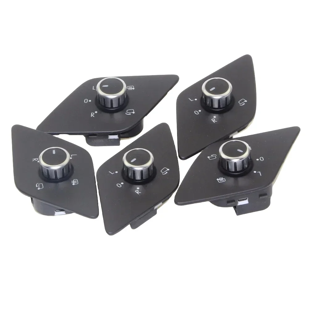 

5 шт. OEM-аксессуары для авто: хромированные ручки регулировки боковых зеркал для Jetta MK6 16D 959 565 A 16D959565A