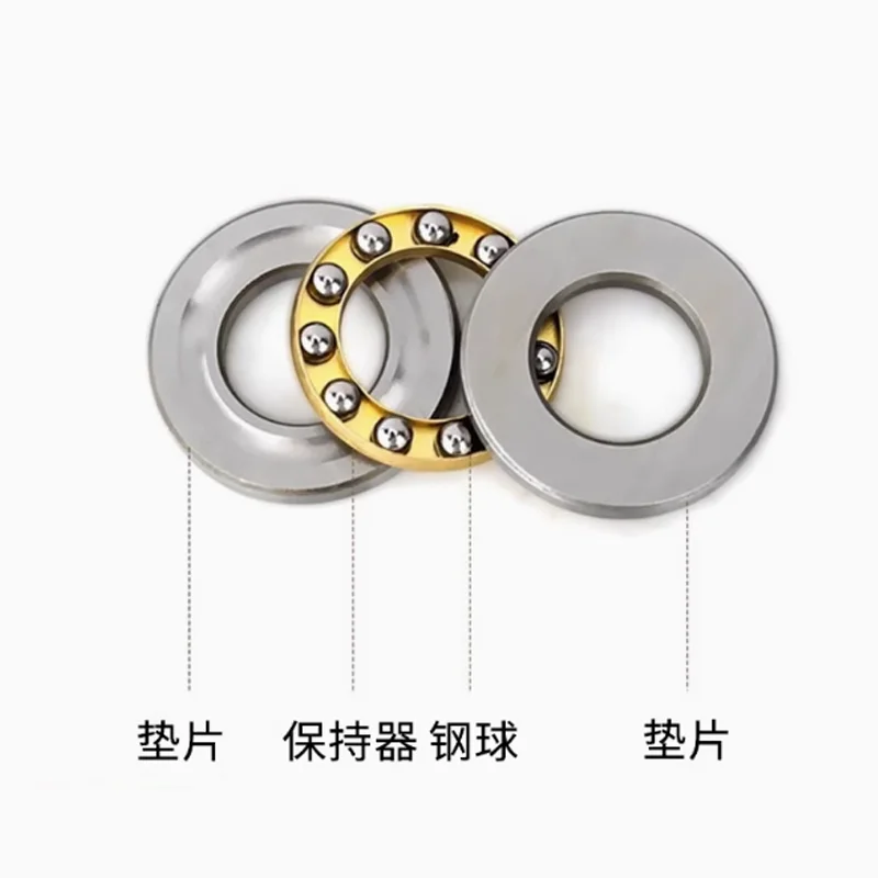 1 PC Micro planar pressure thrust ball bearing available in F8-16 F8-19 F8-22 F9-20 F10-18 F12-21 models