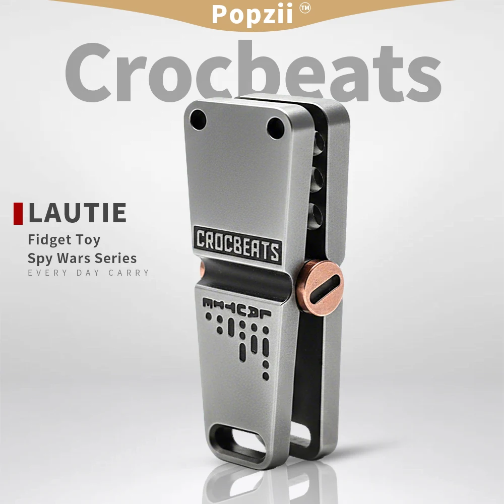 LAUTIE Crocbeats Clicker Spy Wars Série EDC Magnético Adulto Brinquedos Sensoriais Escritório Alívio do Estresse Gadgets Fidgeting brinquedos