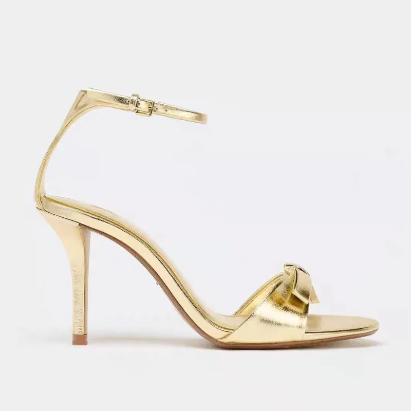 

Luxury High-heeled Women's Sandals Fashion Sexy Bow Stiletto Women Pumps and Heels Designer Banquet Women Shoes Sandalias Mujer