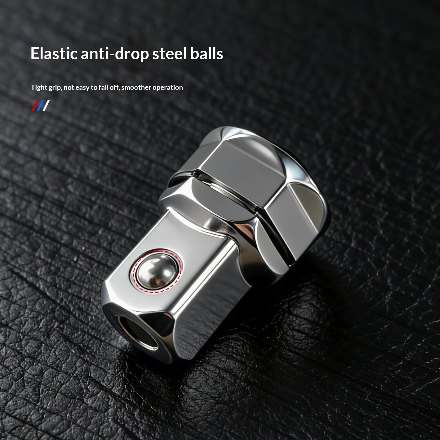 1/4" 3/8" 1/2" Ratschenadapter aus Chrom-Vanadium für Steckschlüssel – Verbindungsstück für den Haushalt – Detail 3