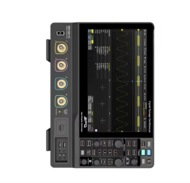 

Цифровой осциллограф SDS1104X HD, полоса пропускания 100 МГц, 4 канала, 12 бит, глубина памяти 500 Мточек, измерительный прибор высокого разрешения