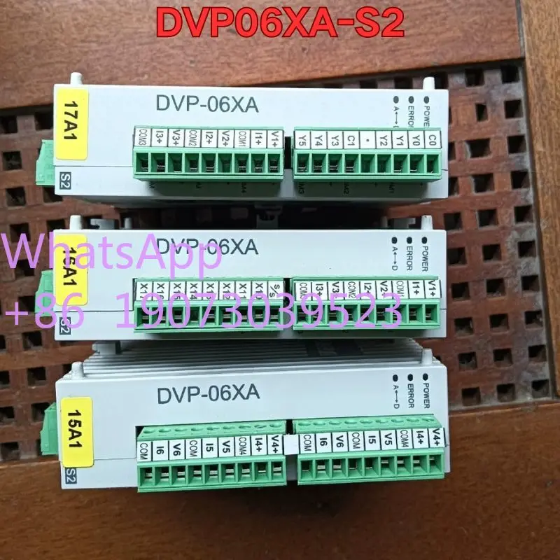 

Second-hand PLC module DVP06XA-S2 function test is normal