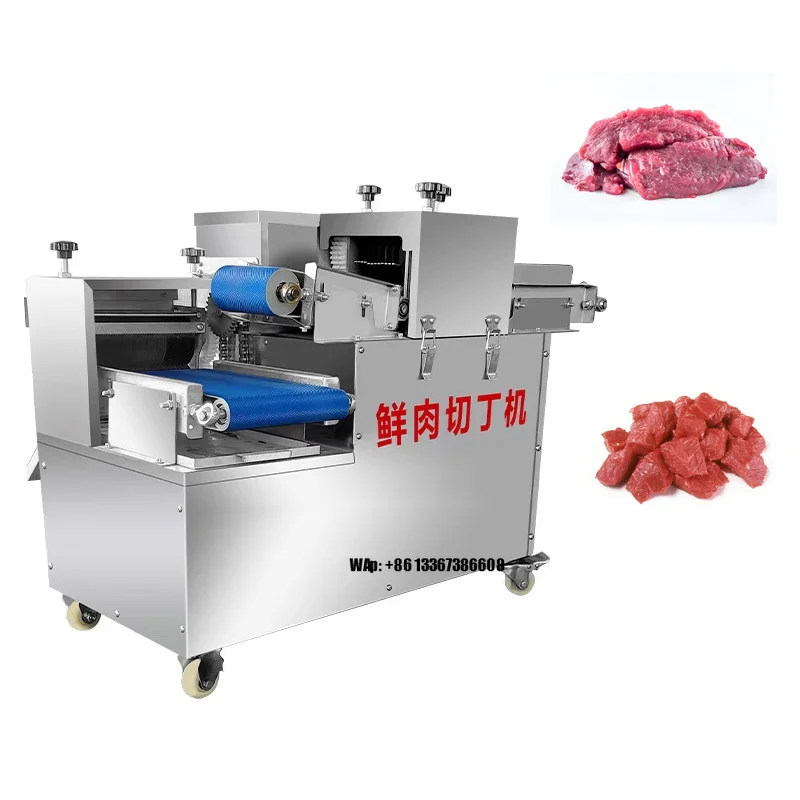 

High Quality Multi-functional Fresh Meat Dicing Machine MachineFresh Meat Dicing Slicing Granulating Fillet Shredded Meat