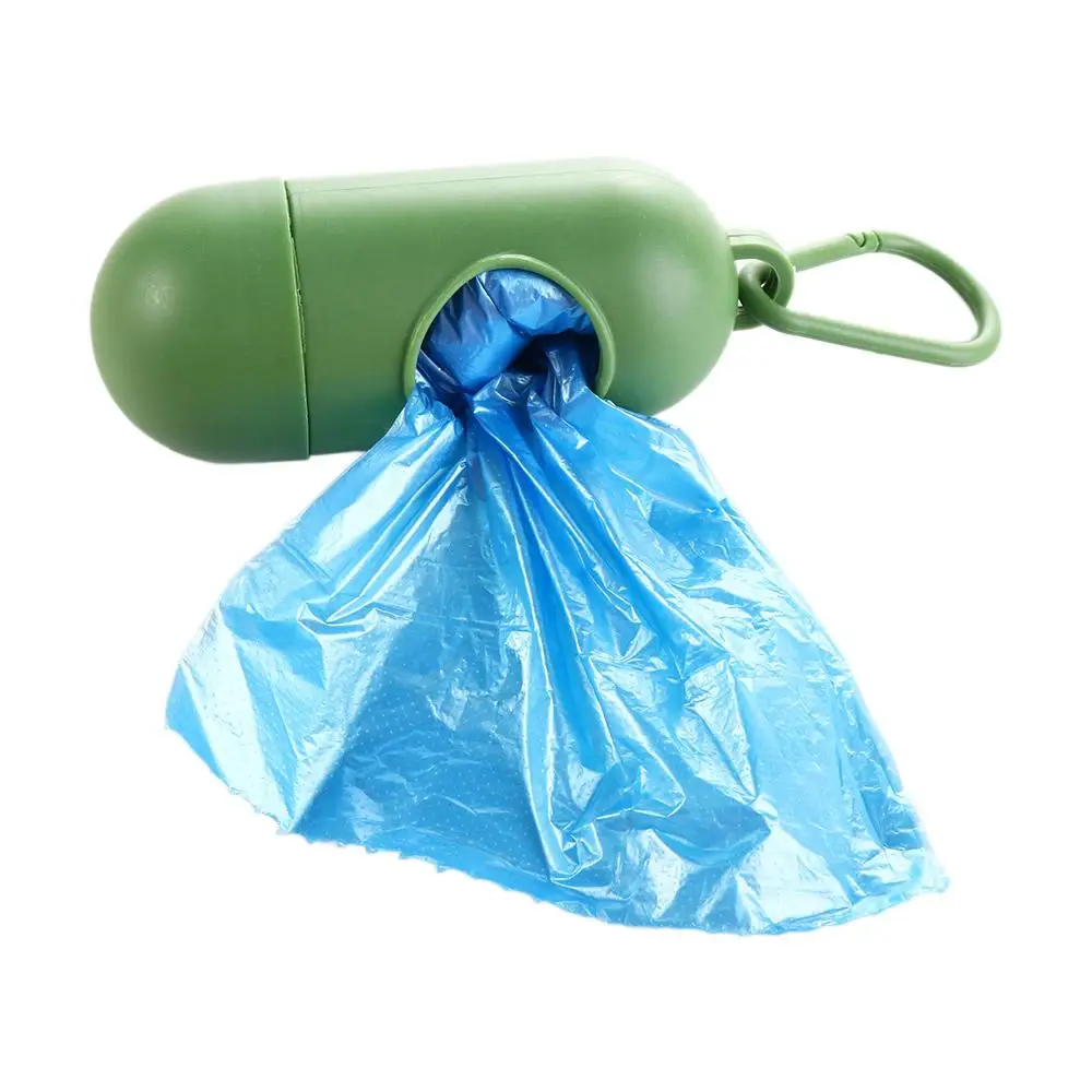 

Clip Cat Litter Bag for Walking Travel Dog Poop Bags Dispenser Pet Waste Bag Holder Garbage Storag Box Trash Sack Case Carrier