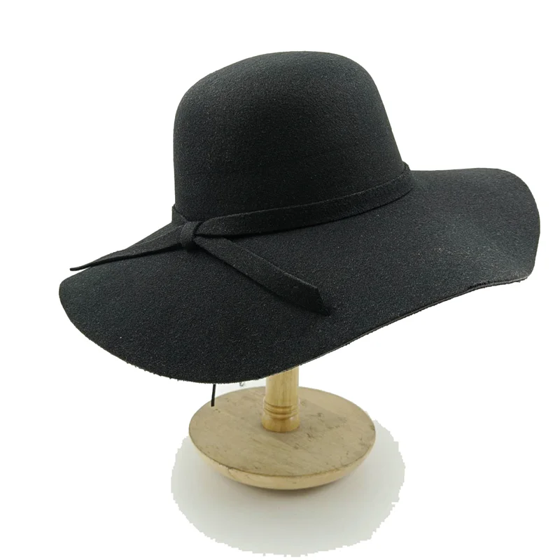 Sombrero Fedora Hat Candy 10cm Winter Dome Oversized brim fedora hats for men and women\'s jazz hats sombrero hombre