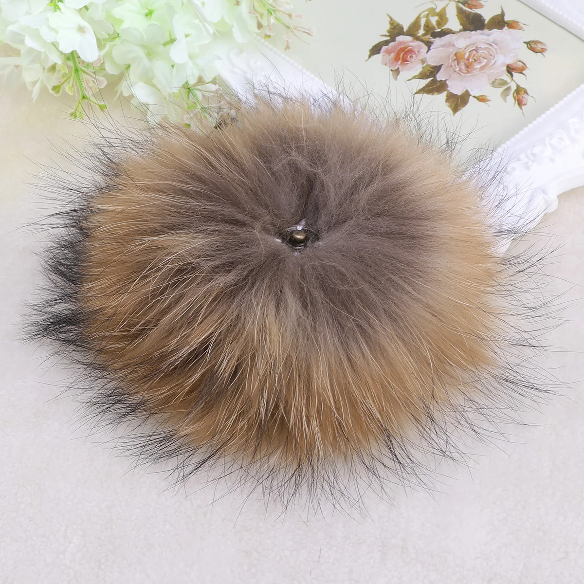 مريحة Pompom الكرة البني المفاجئة السحابة الملابس التبعي للقبعات الأحذية والأوشحة أكياس لا رائحة ثقيلة لينة سقيفة مقاومة