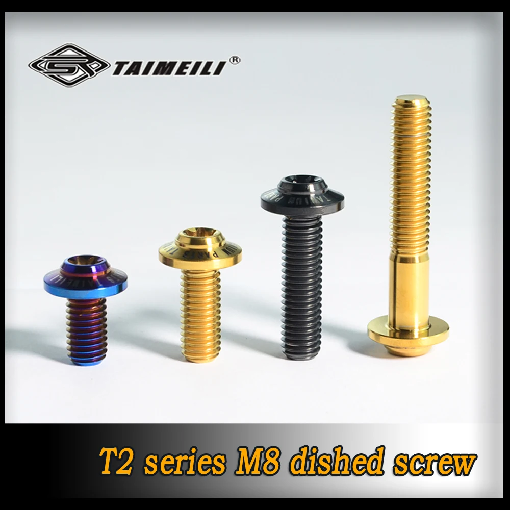 TAIMEILI Titanlegierung T2-Serie – Scheibenkopfschraube M8x15-45mm, Befestigungselement für Motorradreparatur und -modifikation, 1 Stück. – Detail 2
