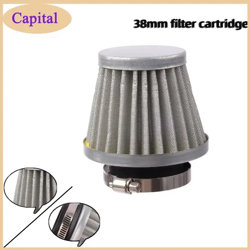 Mushroom Head Motorcycle Carburetor Air Filter Cleaner Intake Pipe Modified Scooter ATV