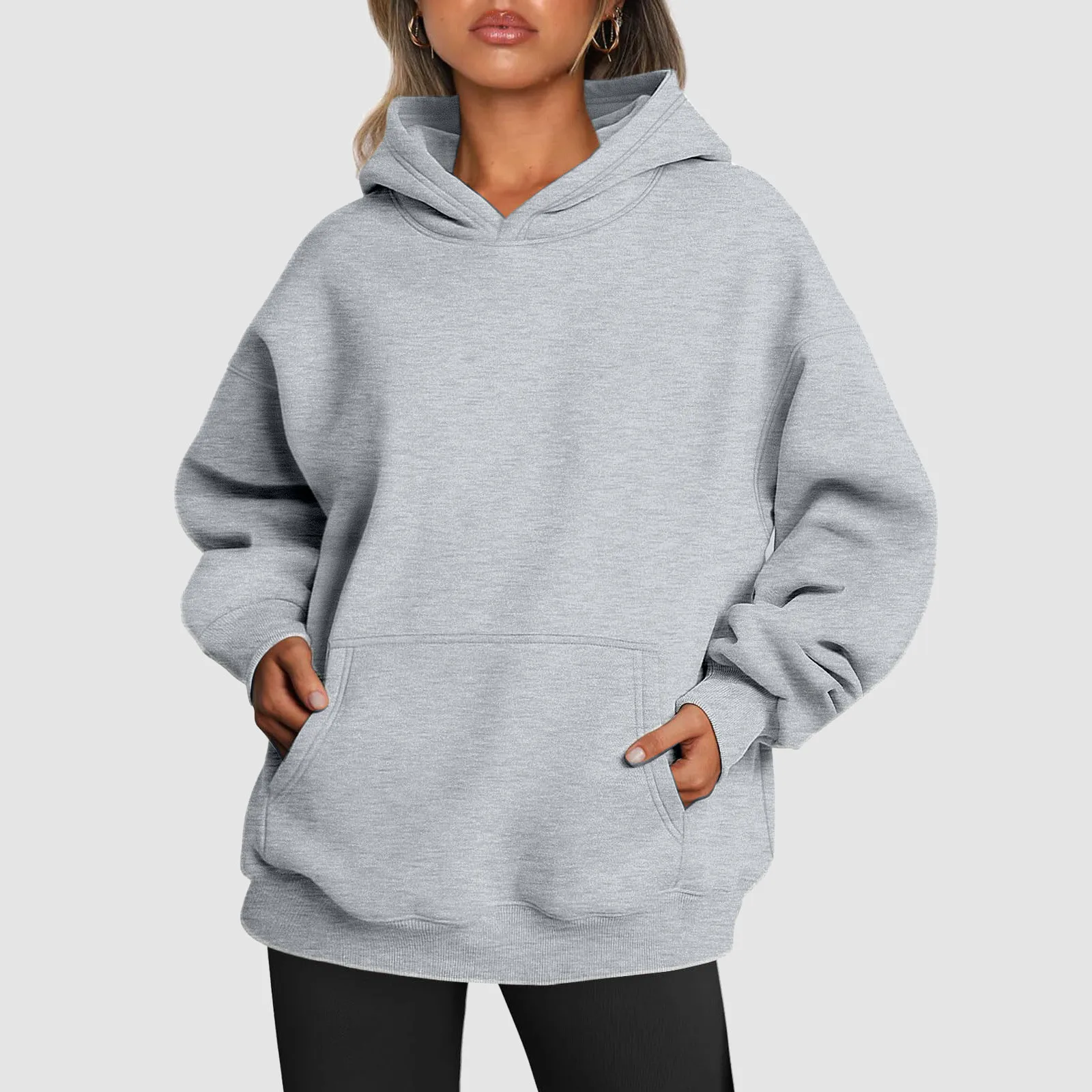 

Women Oversized Sweatshirts Hoodies 2024 autumn winter Long Sleeve lazy style loose Hooded Sweatshirt for women Pullover hoody