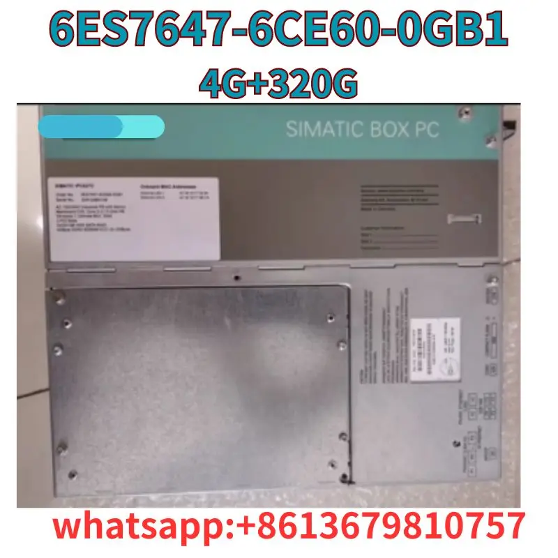 

Used 4GB RAM, 320GB hard drive 6ES7647-6CE60-0GB1 industrial control host tested intact and shipped quickly