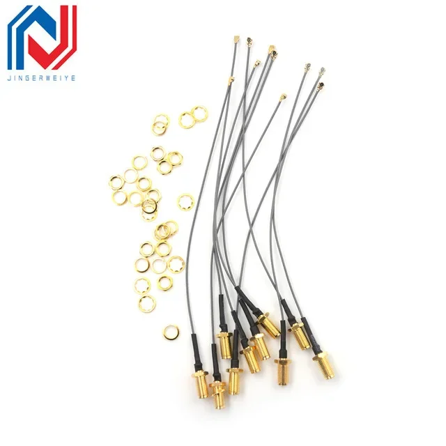 5Pcs SMA Connector Cable Female to uFL/u.FL/IPX/IPEX UFL to SMA Female RG1.13 Antenna RF1.13 Cable Assembly RP-SMA-K