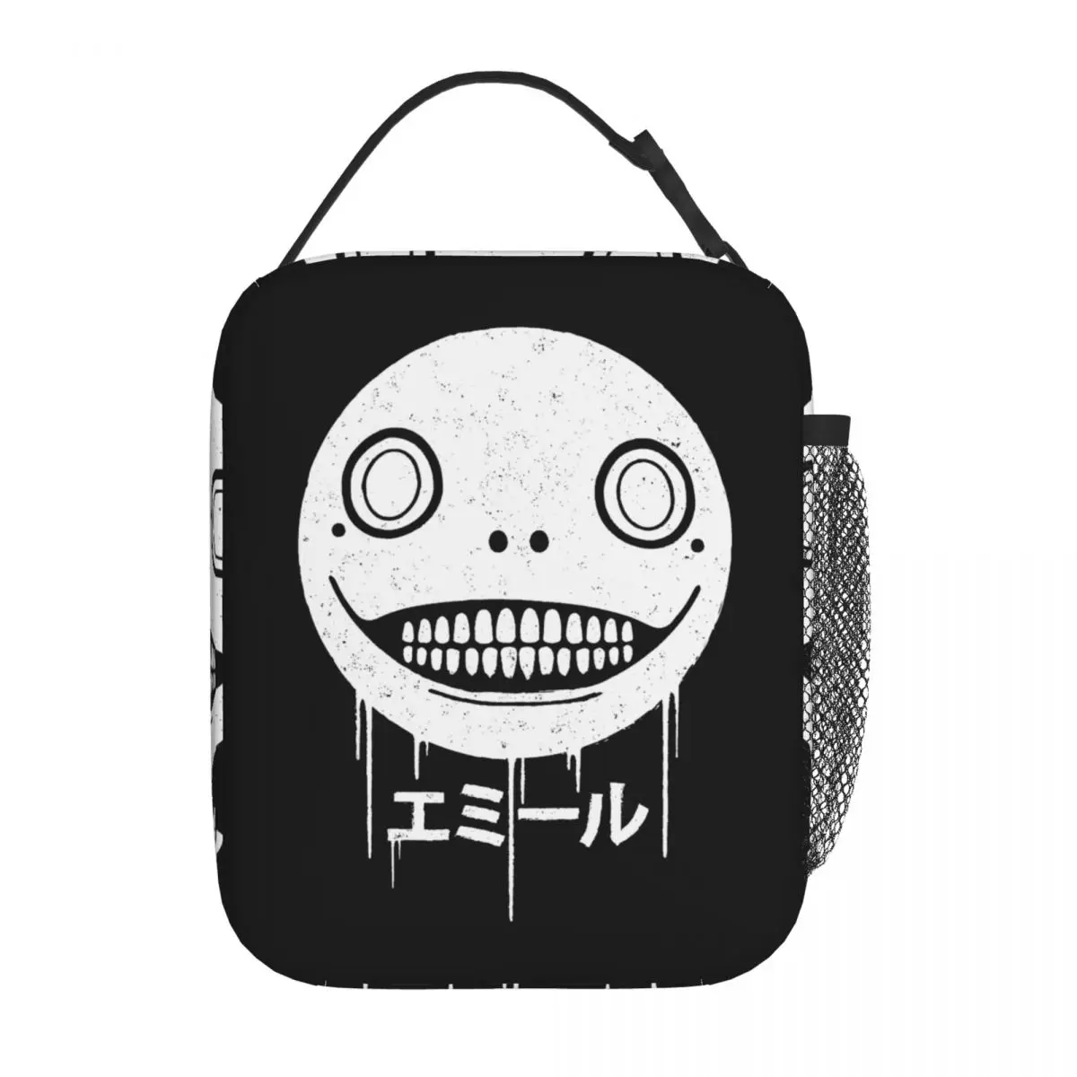 Emil NieR Automata Game Cosplay Game Thermal Insulated Lunch Bags for Travel Portable Food Bags Cooler Thermal Lunch Boxes