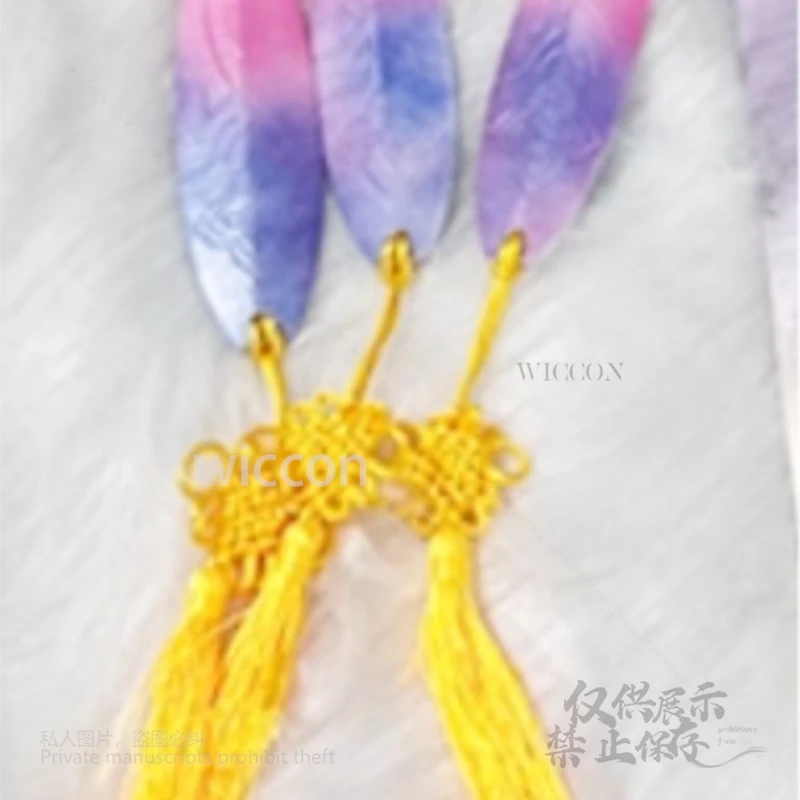 【MoeMimic】Anime Huntrix Demo N Hunters K-Pop Zoey Accessory Colorful Handmade Resin Prop Zoey Cosplay Costume Halloween Party